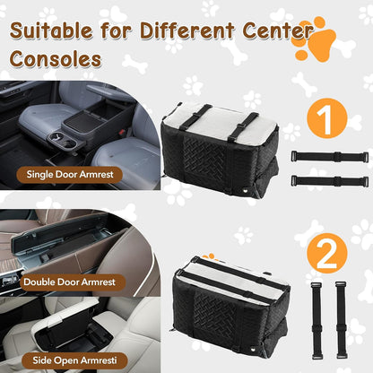Cama-Asiento De Coche Para Perros Y Gatos Pequeños