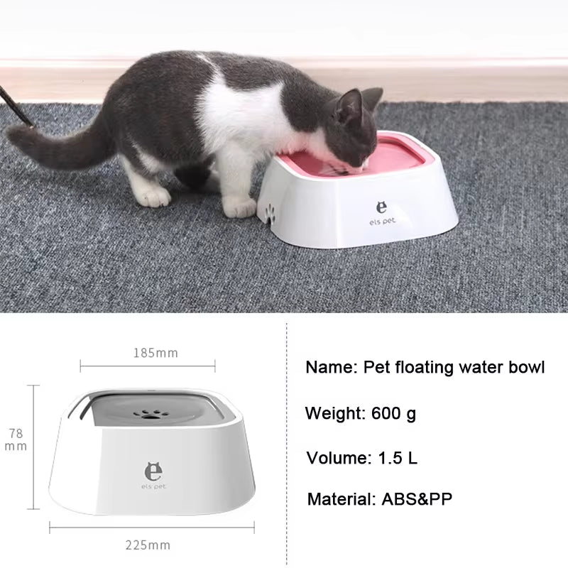 Bowl Flotante Anti-Derrame Para Perros — Bebedero Sin Salpicaduras