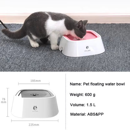 Bowl Flotante Anti-Derrame Para Perros — Bebedero Sin Salpicaduras