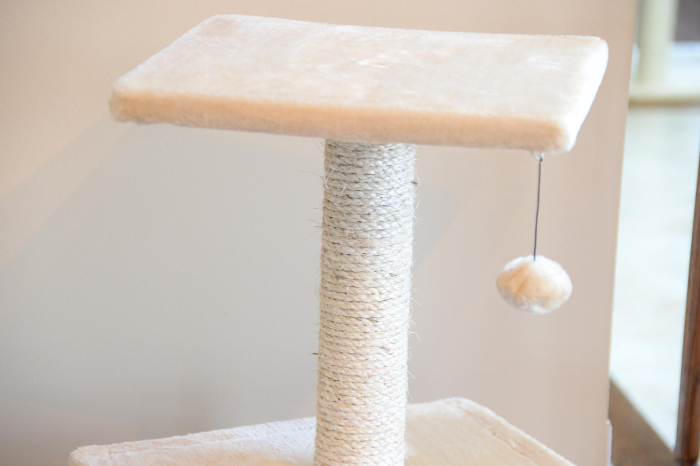 Torre / Árbol Para Gatos 132 Cm — Rascadores, Casita Y Descansos (Madera)