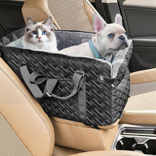 Cama-Asiento De Coche Para Perros Y Gatos Pequeños